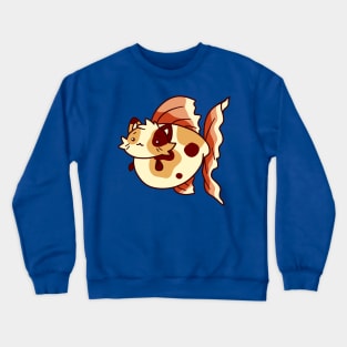 Chubby Goldfish Kitty Crewneck Sweatshirt